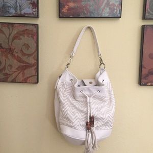 White Hobo Purse