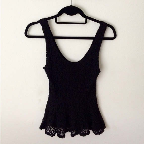 *SOLD* Pins & Needles Textured Peplum - Picture 2 of 4