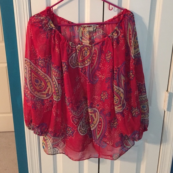 Sheer summery blouse