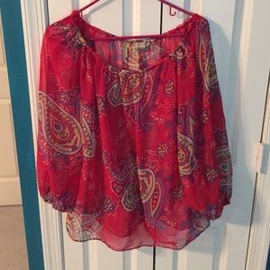 Sheer summery blouse