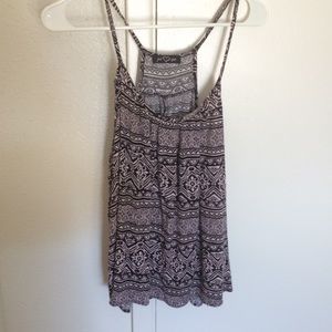 Pink and Black Tribal Tank