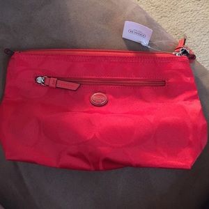 Coach makeup bag