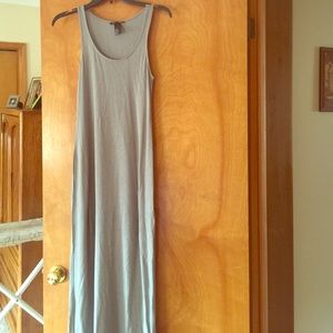 Gray maxi dress