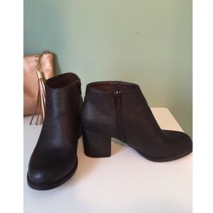 Espresso Brown Ankle Booties