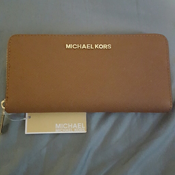 Brown MK wallet