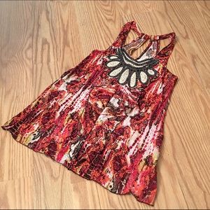 NWOT BONGO Boho Tank Top