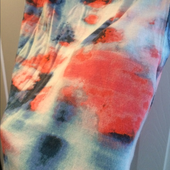 *SOLD* Asymmetrical Watercolor Tank (Vera Wang) - Picture 2 of 4