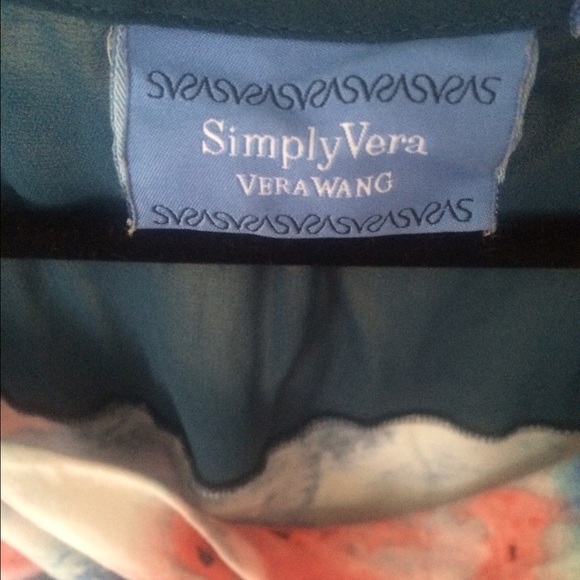 *SOLD* Asymmetrical Watercolor Tank (Vera Wang) - Picture 3 of 4