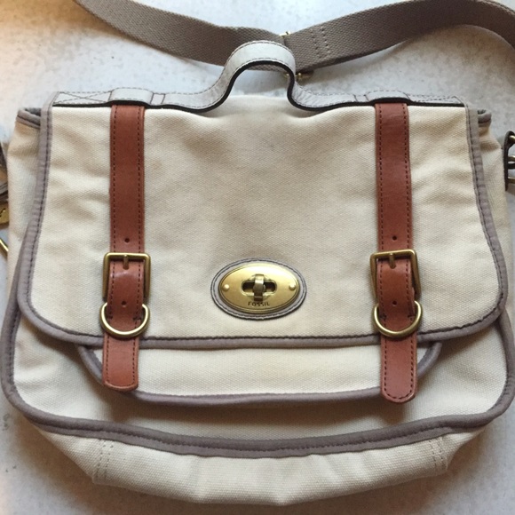 Canvas Fossil bag