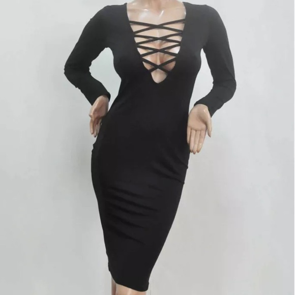 Sexy Black body-con