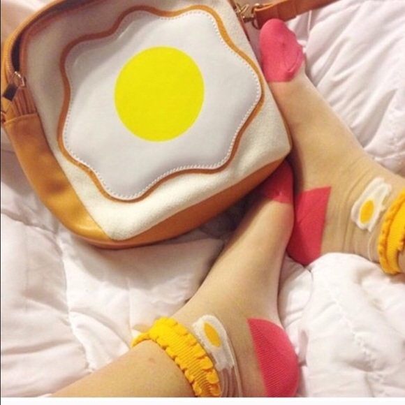 🍳 New. Harajuku style super cute egg socks🍳
