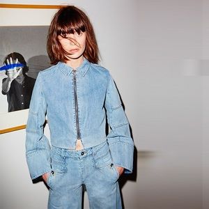 Cropped Denim Jacket