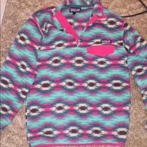 Patagonia Synchilla fleece snap T
