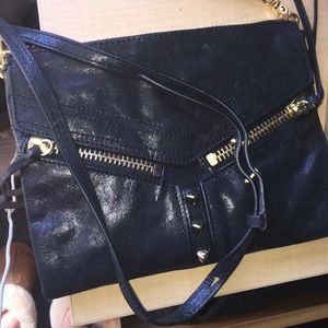 Botkier waxed black purse