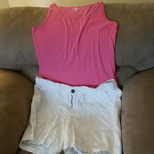 Shorts and tank top