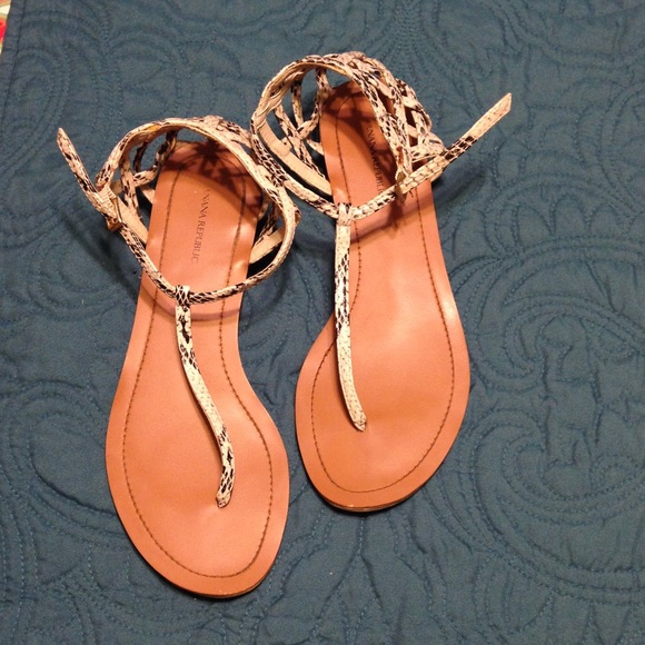 Banana republic sandals.
