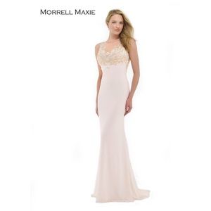 Morrell Maxie Platinum Gown Designer Dress