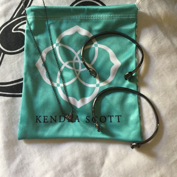 Kendra Scott Gunmetal Bundle