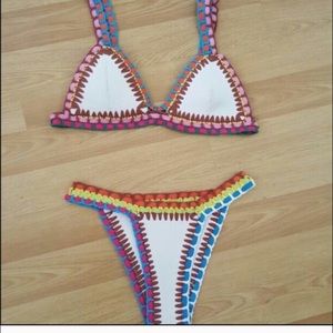 Colorful Knit Bikini