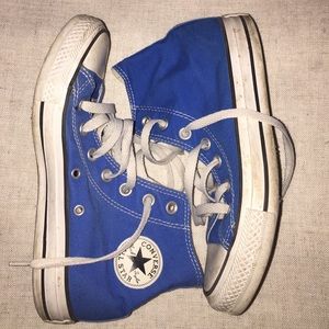 Blue High Top Converse