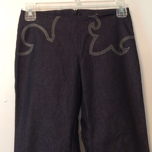 Vintage 90's high waist dark denim pants