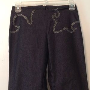 Vintage 90's high waist dark denim pants