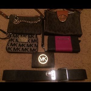Authentic Michael Kors Bag/Belt