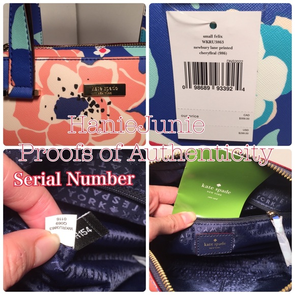 ✂️REDUCED✂️KATE SPADE SMALL FELIX NEWBURY LANE - Picture 4 of 4