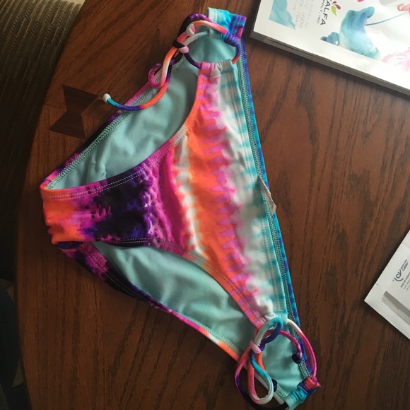 Colorful bikini bottoms