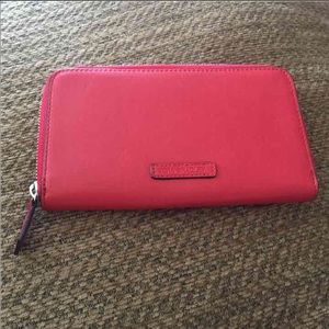Vera Bradley Wallet Large Red NWOT