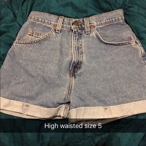 Brand new size 5 high waisted shorts