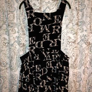 Forever 21 Alphabet Pinafore 2x