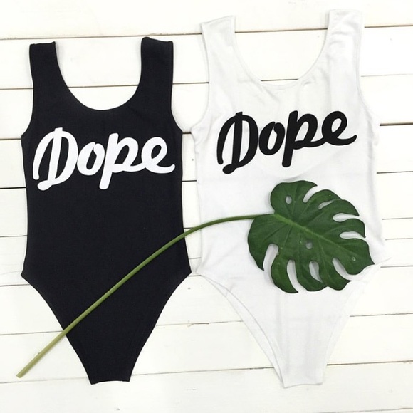 π·ππDope one piece swimsuit + bodysuit 2in1 - Picture 2 of 4