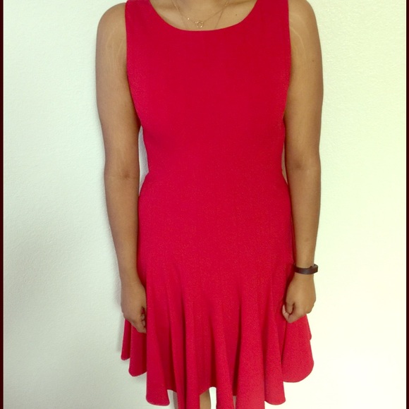 Calvin Klein red dress