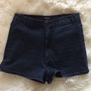 Forever 21 High Waisted Jean Shorts