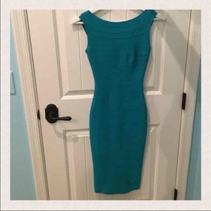 Turquoise Herve Leger