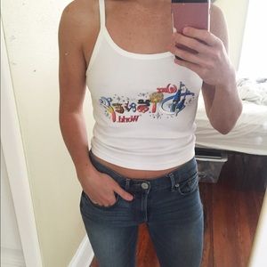 NWT Authentic Disney Cropped Cami