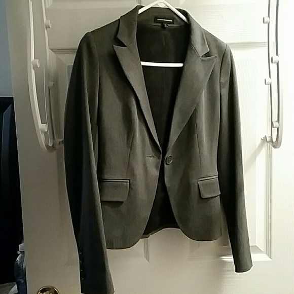 Gray Express suit jacket
