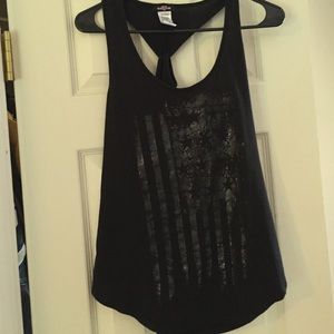 Flowy black tank