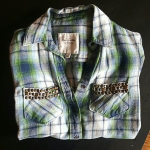 studded flannel