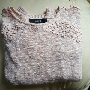 pink forever 21 sweater