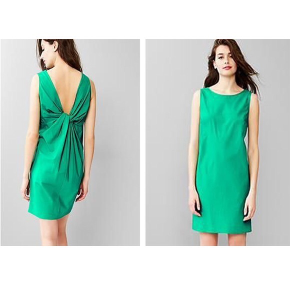 gap green dress