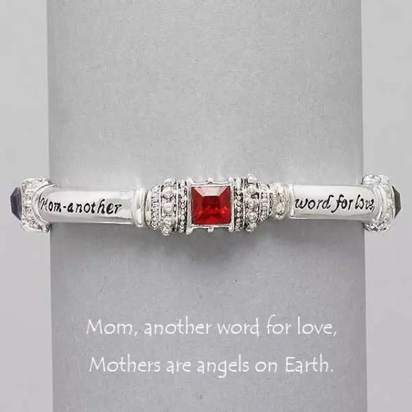 Mother's Day stretch stone bracelet - Picture 2 of 2