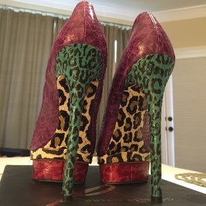 Brian Atwood Python Stilettos