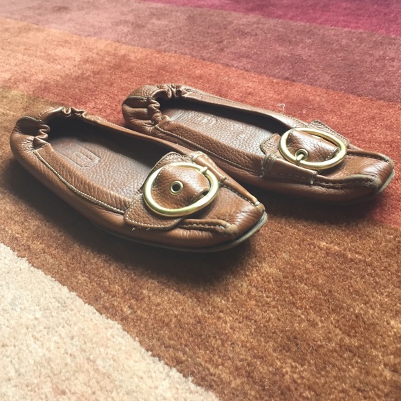 Coach Leather Flats