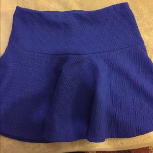 Royal Blue Skater Skirt