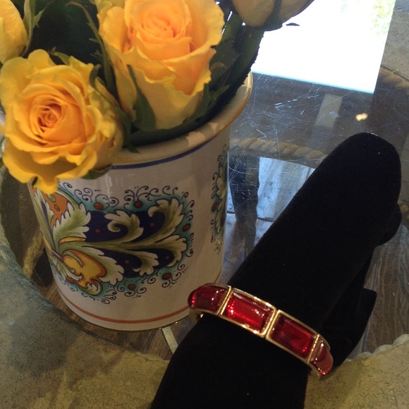 New Ruby Color Stone Bracelet