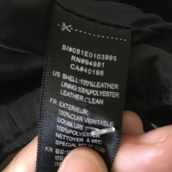 Black Leather Fringe Vest - Picture 3 of 4