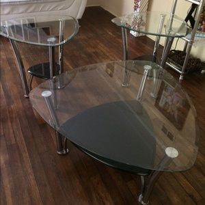 Glass tables