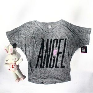 NWT Victoria's Secret VSX Sports Angel Tee Sequin